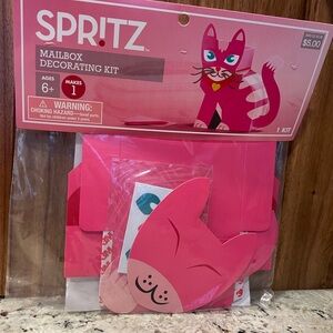 Spritz Pink Kitty Mailbox Kit